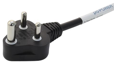 gw  multicomp pro mains power cord mains plug india  iec