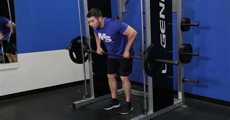 Smith Machine Bent Over Row Video Exercise Guide And Tips