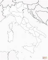 Coloring Map Italy Pages sketch template