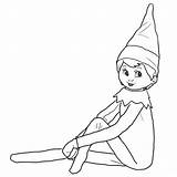 Elf Shelf Printable Girl Coloring Pages Drawing Reindeer Christmas Print Kids Color Colouring Drawings Pet Getcolorings Size Getdrawings Paintingvalley Colorings sketch template