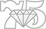 Ausmalbild Diamantene Ausmalbilder Jaar Diamant Malvorlagen D005 Minecart Diamanti Opa Hochzeitspaar Verjaardag sketch template