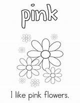 Pink Color Sheet Favorite Book Activity May Twisty Noodle Twistynoodle Minibook sketch template