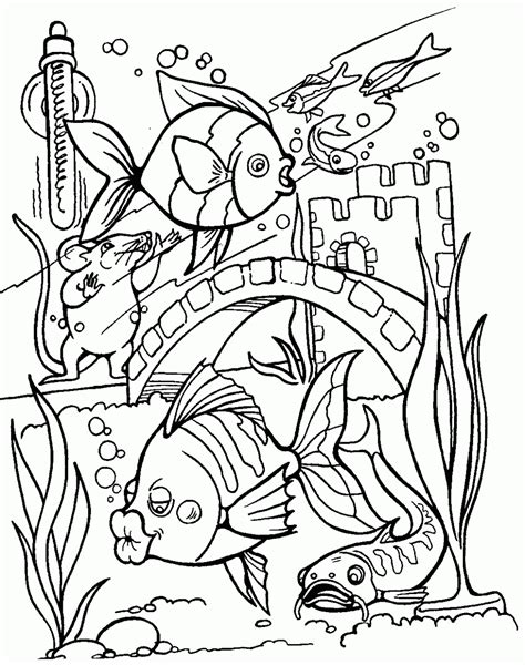 detailed fish coloring pages   detailed fish coloring