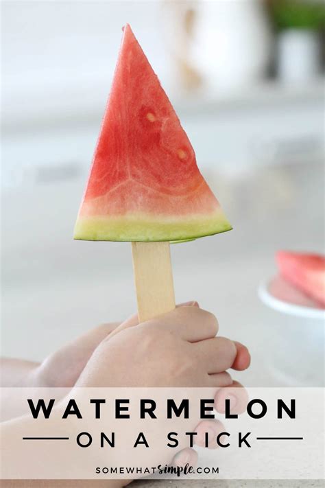 watermelon   stick healthy snack  simple