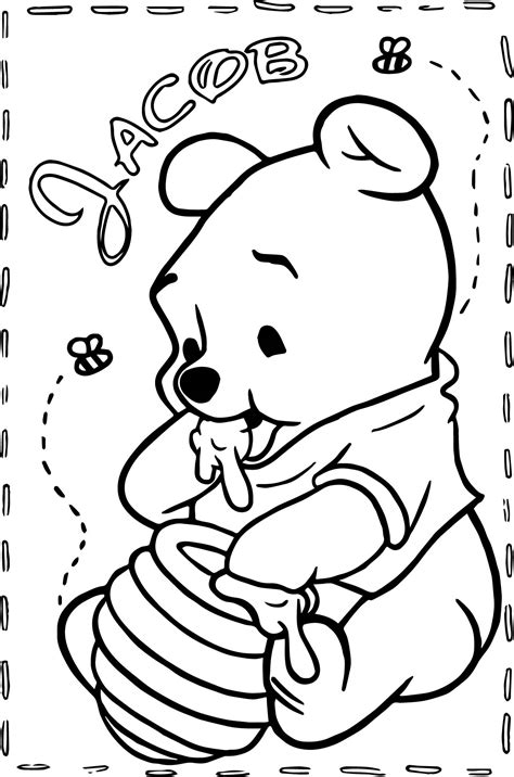 whinney  pooh coloring pages  getcoloringscom  printable