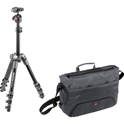 manfrotto befree  aluminum tripod gray  large active