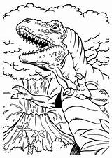 Vulkan Dinosaur Dinosaurier Ausmalbild Momjunction Malvorlagen sketch template