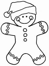 Gingerbread Man Christmas Coloring Template Men Pages Digital Stamp Printables Templates Printable Drawing Clipart Crafts Cookies Sheets Stamps Kids Worksheets sketch template