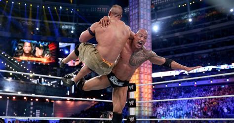 rock recalls  worst wrestling injury  suffered