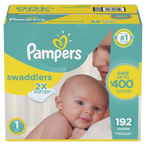 pampers swaddlers diapers size   ct walmartcom walmartcom