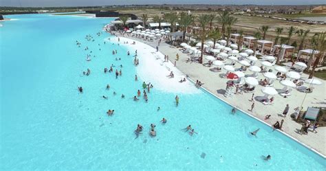 texas citys crystal clear lagoon opens  lago mar residents public