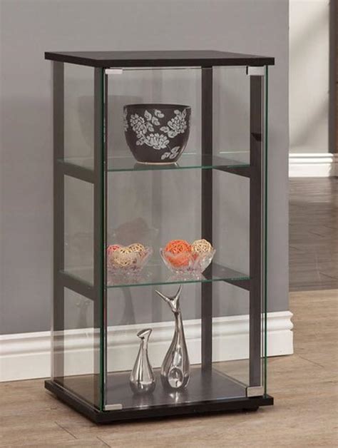 Curio Glass Cabinet Small Case Display Photos Ornaments