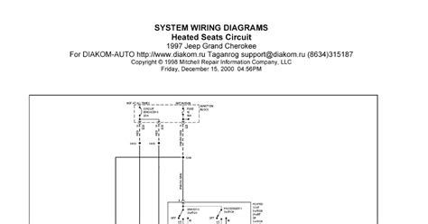 jeep grand cherokee system wiring diagram heated seats circuit schematic wiring diagrams