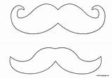 Mustache Moustache Bigode Bita Molde Print Dia Moldes Bigotes Moustaches Recortar Fazer Coloringpage Escolha sketch template