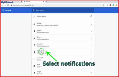 turn  unwantedspam notifications  google chrome  tech studio