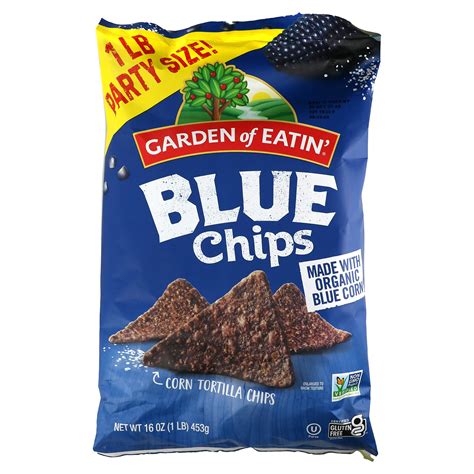 garden  eatin corn tortilla chips blue chips  oz   iherb
