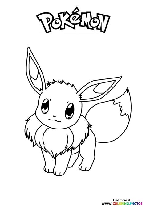 pokemon pikachu eevee coloring pages