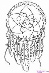 Dream Coloring Catcher Dreamcatcher Pages Drawing Catchers Native American Draw Step Tattoo Drawings Colouring Printable Adult Color Kids Print Easy sketch template