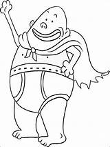 Calzoncillos Capitan Kaptajn Kaptein Tegninger Mutanda Captain Underpants Superslip Tegning Stampare Capitaine Dibujar Fargeleggingsbok Colorier Coloriage Imprimer Farvelægning Nemme Ausmalbilder sketch template