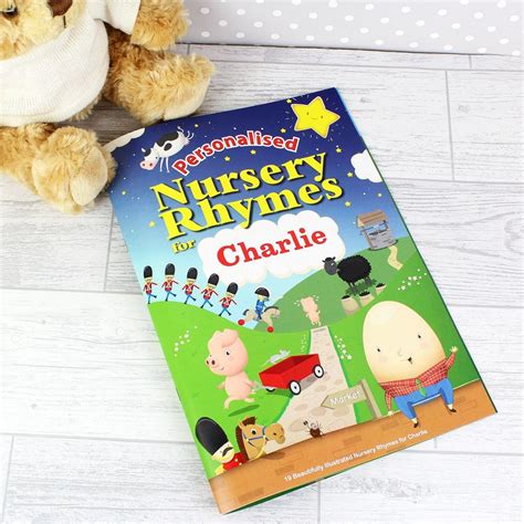personalised nursery rhyme book story books books  gifts