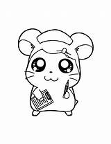 Hamtaro sketch template