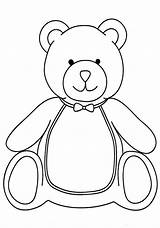 Teddy Coloring Pages Bears Bear Kids Print Girls sketch template