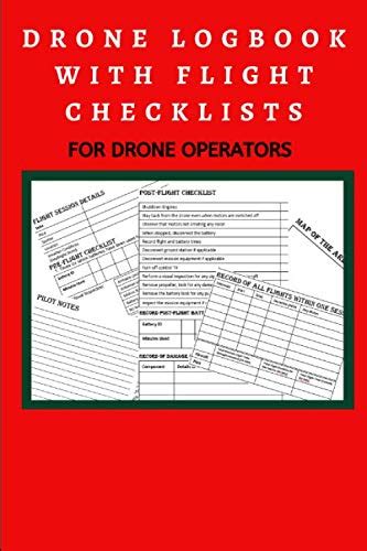 drone logbook  flight checklists  drone operators