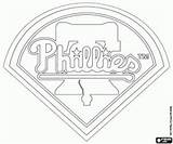 Coloring Pages Phillies Logo Philadelphia Mlb Logos Baseball Printable Teams Major League Adult Hockey Pirates Games Sports Football Cool Phillie sketch template