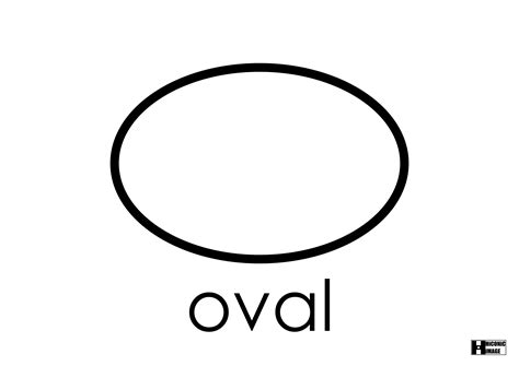 oval template printable