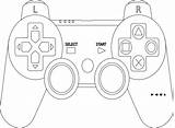 Coloring Xbox Controller Pages Game Impulse Control Pinte sketch template