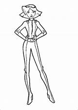 Totally Spies Coloring Books Pages Last sketch template