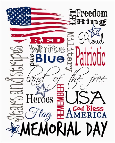 memorial day images  printable