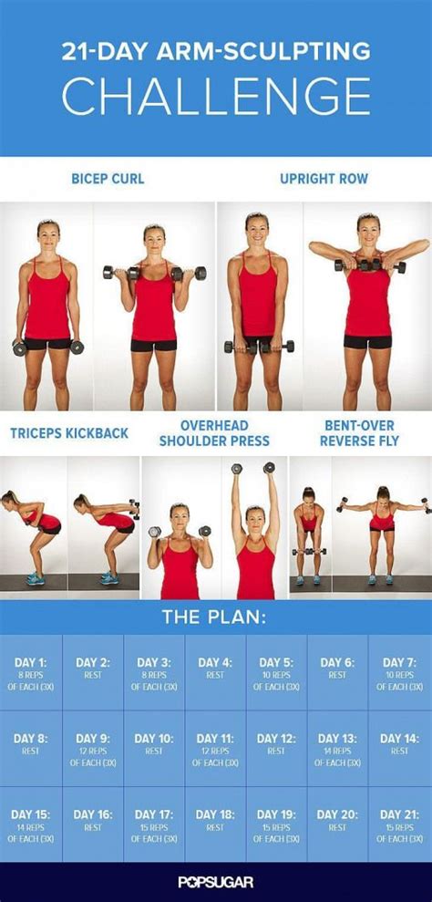 21 day arm challenge popsugar fitness photo 5 gym workout fitness exercise health