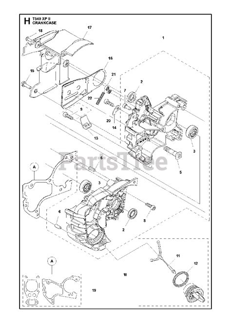 husqvarna   xp ii husqvarna chainsaw crankcase parts lookup  diagrams partstree