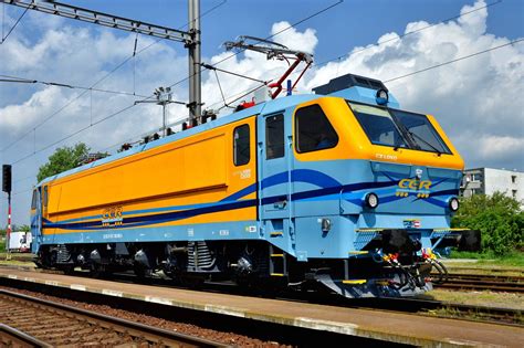 cz loko class effiliner  electric locomotive  otrokovice station trein