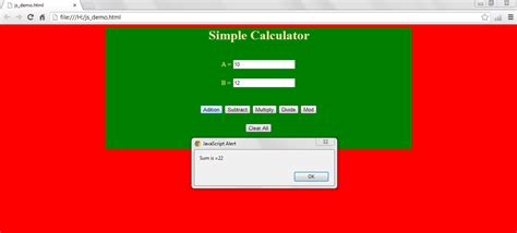 simple calculator  javascript shubhs blog