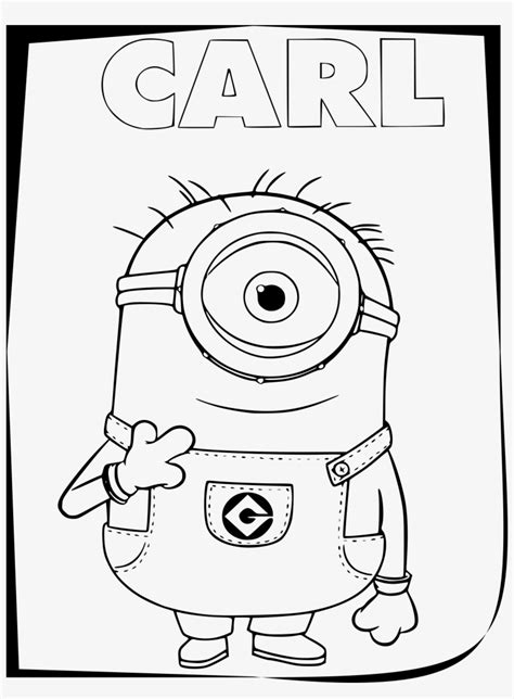 minions coloring pages minion cartoon coloring page transparent png