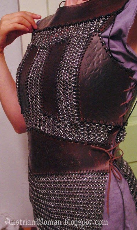 Leather Panels Sewn Onto Chainmail A Good Idea To Avoid