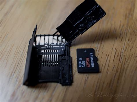 micro sd  sd card adapter   cracked open