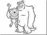 Clarence Monstruos Sully Monster Sullivan Wazowski Randall sketch template
