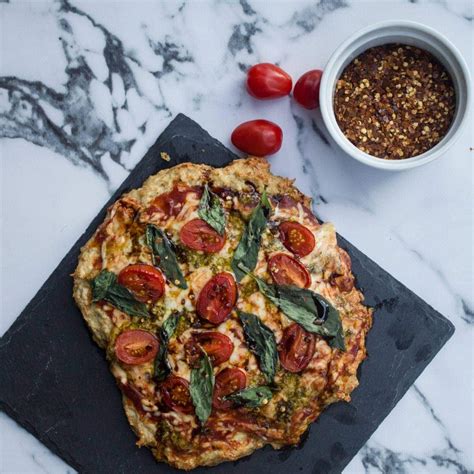 carb chicken crust margherita pizza great  keto caitey jay