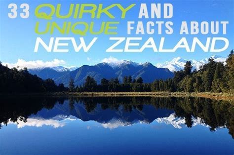 quirky  unique facts   zealand globotreks