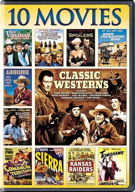 Classic Westerns 10 Movie Collection Dvd Region 1 Us Import Ntsc