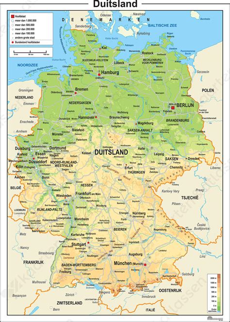 kaart duitsland nederland duitsland kaart