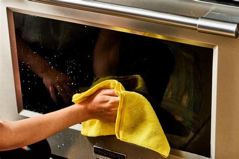 how to clean oven door inside outside between glass kitchn