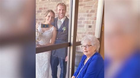 grandma janis got a special visit from her newlywed granddaughter