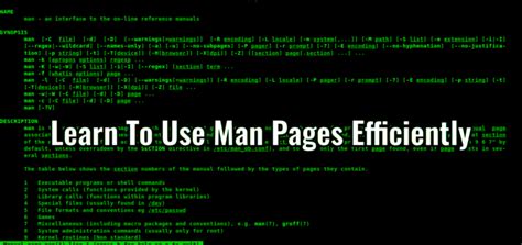 learn   man pages efficiently ubuntu