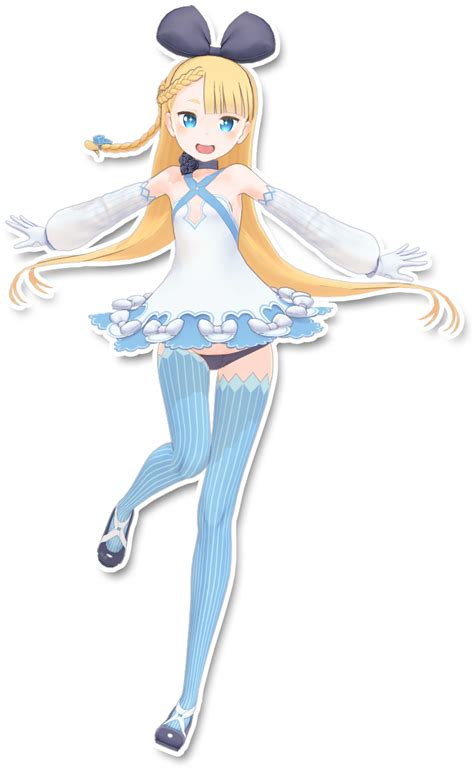 Safebooru 1girl 3d Alicia Solid Blonde Hair Blue Eyes Blue Legwear