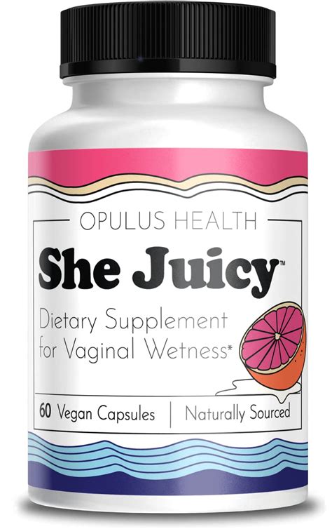 She Juicy Vaginal Moisturizer 60 Ct For Vaginal Moisture And