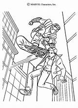 Spiderman Goblin Parker Sandman Ausmalbilder Kleurplaten Catches Bacheca Coloringhome sketch template